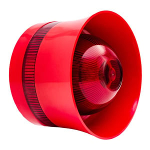Global Fire Valkyrie Vox C Wall Voice Beacon - Red