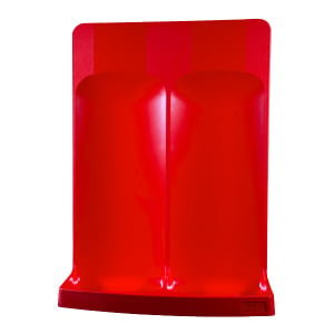 Commander® Double Fire Extinguisher Stand Red