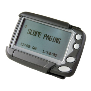Scope GEO Zoom 4-8 Line Text Pager with Rechargeable Battery (GEO86ZAAM)