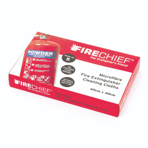 Firechief Microfibre Extinguisher Cleaning Cloth - Pack of 5 (MFC1)
