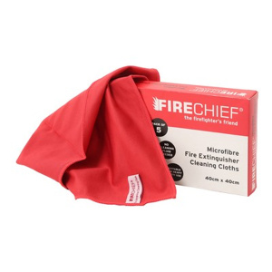 Firechief Microfibre Extinguisher Cleaning Cloth - Pack of 5 (MFC1)