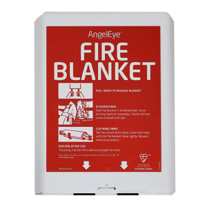 AngelEye 1m x 1m Rigid Case Fire Blanket