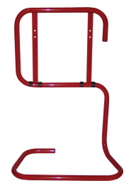 Jewel Red Tubular Fire Extinguisher Stand - Double