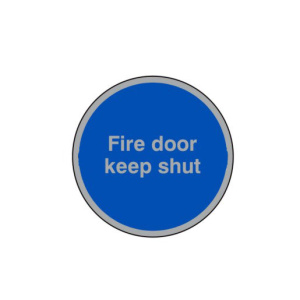 Prestige Fire Door Keep Shut Sign C/W Self Adhesive Back