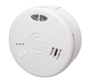 Kidde Slick 2SFWR Mains Powered Optical Smoke Alarm with Rechargeable Back-Up Battery