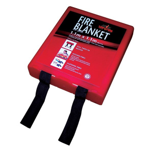 Jewel 1m x 1m Fire Blanket - Hard Durable Case