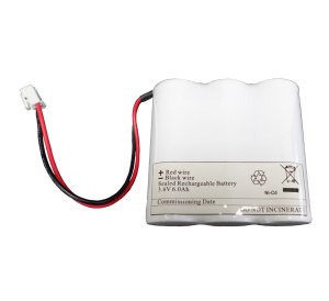 BLE 3.6V 6.0Ah NiCD Battery for STANNINGTON LED Twinspot Unit - Self Test (EL-143802)