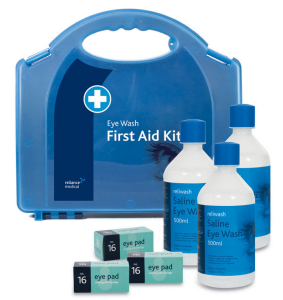 Triple Eye Wash First Aid Kit in Medium Aura Box