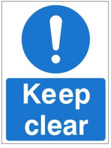 Keep Clear Sign - Various Sizes Available