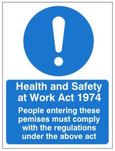 Health And Safety At Work Act 1974 Sign - 300mm x 400mm