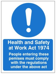 Health And Safety At Work Act 1974 Sign - 300mm x 400mm