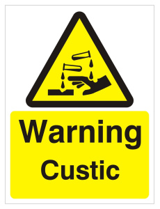 Warning Caustic