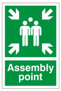 Assembly Point Sign - Various Materials Available 