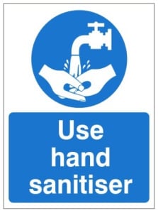 Use Hand Sanitiser Sign - 150x200mm