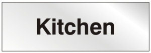 Kitchen - Stainless Steel Effect 300mm x 100mm