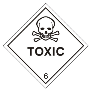 Toxic 6 Sign - Various Sizes Available