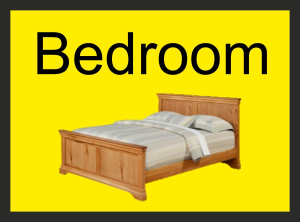 Bedroom Dementia Sign - 300mm x 200mm 
