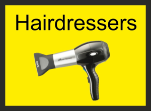 Hairdressers Dementia Sign - 300mm x 200mm