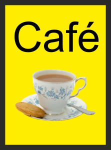 Cafe Dementia Sign - 300mm x 200mm