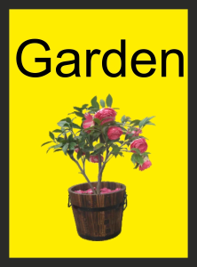 Garden Dementia Sign - 300mm x 200mm