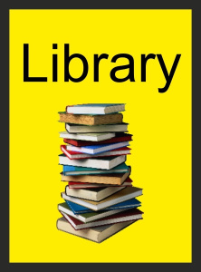 Library Dementia Sign - 300mm x 200mm