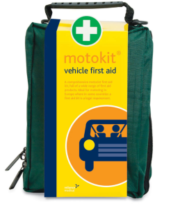 Vehicle First Aid Kit in Green Stockholm Bag