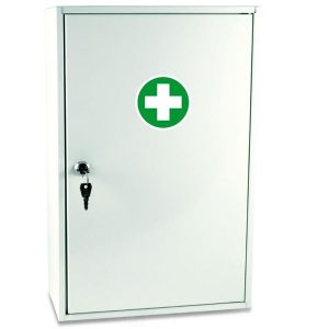 HSE Plus Workplace Kit in Sofia Metal Wall Cabinet