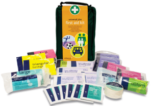 Large Universal First Aid Kit in Green Stockholm Bag