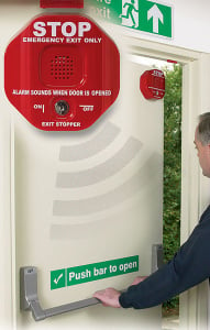 STI-6402 Exit Stopper Multifunction Door Alarm for Double Doors
