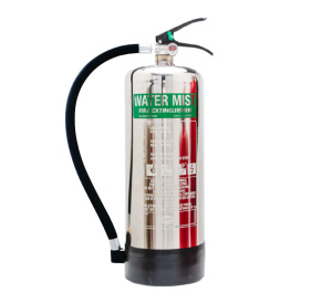 Jewel 6 Litre Water Mist Stainless Steel Fire Extinguisher (6WMSX)