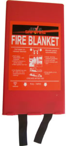 Jewel 1.8m x 1.8m Fire Blanket - Hard Durable Case