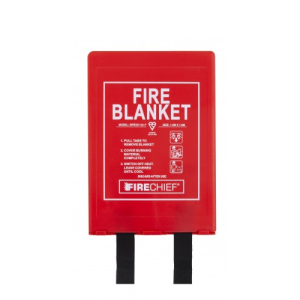 Firechief 1.2m x 1.8m Rigid Case Fire Blanket w/ Premium Cloth (BPR3/K100-P)
