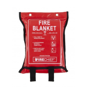 Firechief 1.2m x 1.8m Soft Pouch Fire Blanket w/ Premium Cloth (SVB3/K100-P)