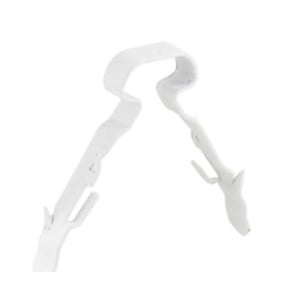 LINIAN 10mm Twin and Earth Clip - White (Pack of 100)