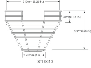  STI-9610 Steel Web Stopper® - Surface Mount Return to Products Add Product
