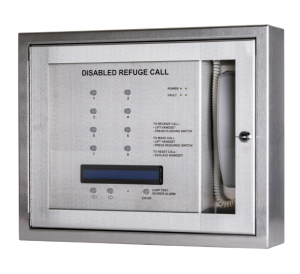 Kentec Safe-Point 8-Way Disabled Refuge Control Panel - Radial Wired - Surface Mounting (K41108SST)