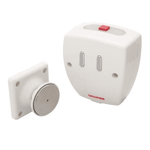 Geofire Agrippa Wireless Sound-Activated Fire Door Holder - White