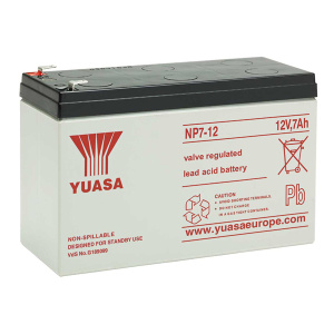 Yuasa 12v 7Ah Sealed Lead Acid Battery (NP7-12)