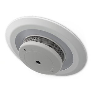 Lumi-Plugin LED Downlight & Smoke Alarm - Warm White (3000K)