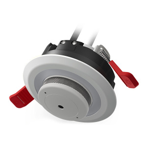 Lumi-Plugin LED Downlight & Smoke Alarm - Warm White (3000K)