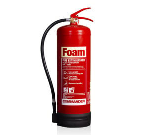 Commander 9 Litre AFFF Foam Fire Extinguisher with Low Freeze Additive