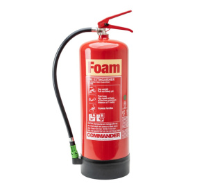 Commander 9 Litre Fluorine-Free Foam Fire Extinguisher (FX-FFF-009-DCF)