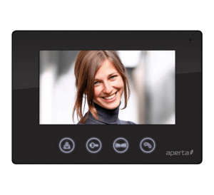 ESP Aperta Colour Video Door Entry Monitor (Black) (APMONB)