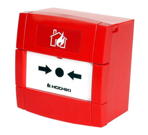 Hochiki CCP-SAVWIRE Conventional 2 Wire Call Point with Red Back Box