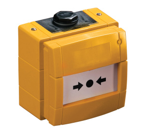 Hochiki CDX Weatherproof Conventional Manual Call Point (Yellow) (CCP-W/Y)