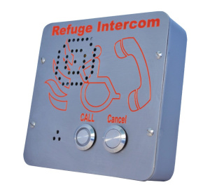Eaton VoCALL Analogue Type B Disabled Refuge Outstation (Stainless Steel, Surface Mount) (CFVCSHFSS)