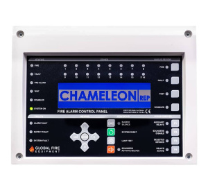 Global Fire Chameleon Control Repeater Panel c/w RS422 Network Card