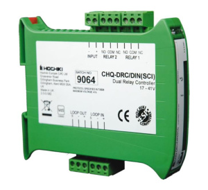 Hochiki CHQ-DRC2/DIN(SCI) Dual Relay Controller - DIN Enclosure with SCI