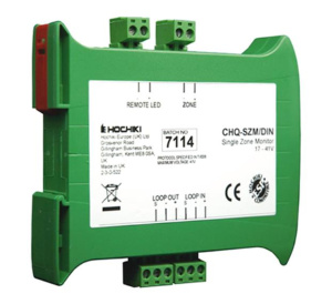 Hochiki CHQ-SZM2/DIN(SCI) Single Zone Monitor - DIN Enclosure with SCI