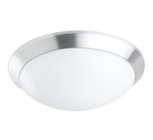 Advanced Circu-LED Circular Emergency Bulkhead - Addressable - Surface - Silver Body (ULED/M3/P/SL)